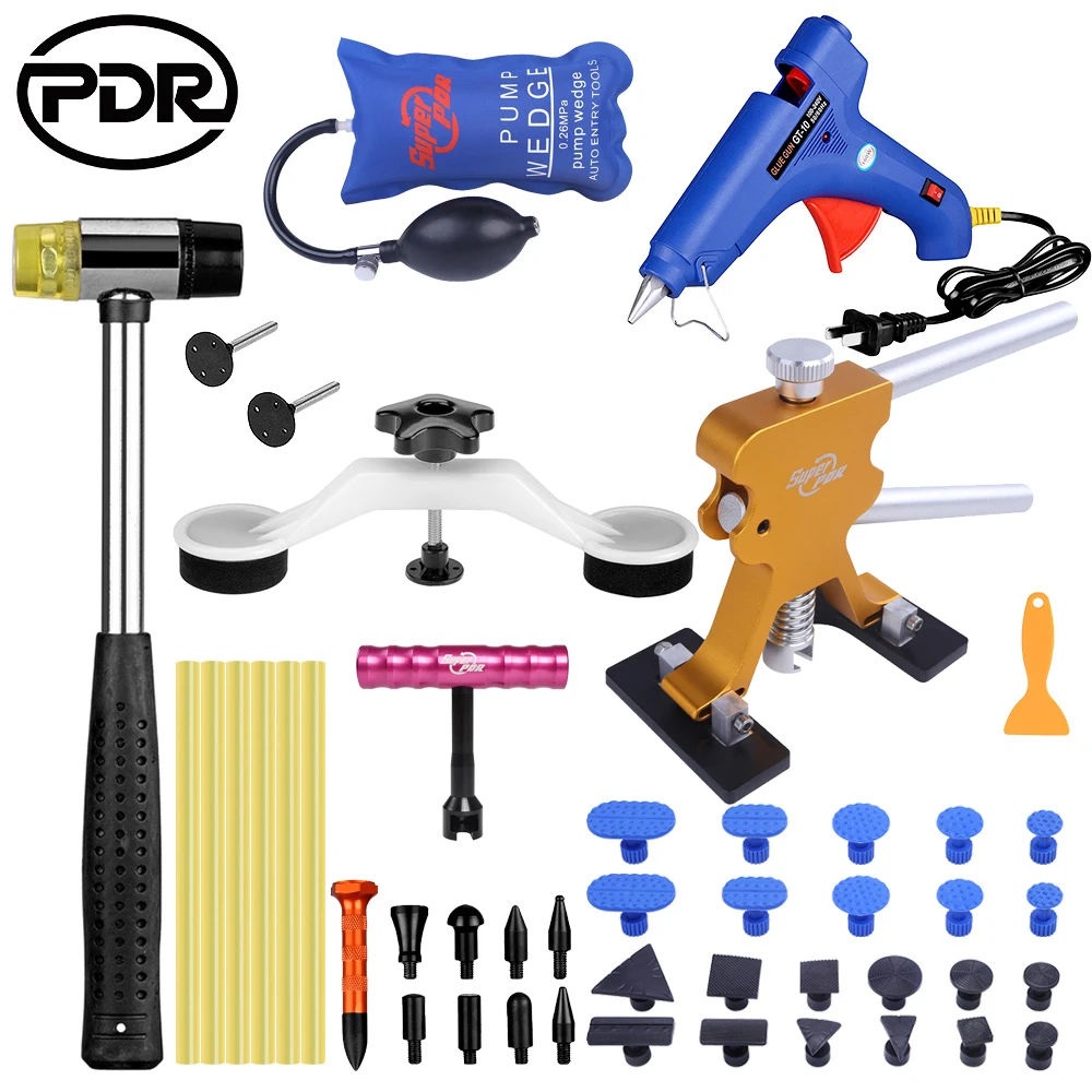 PDR Dent Repair Tool Set Paintless Denting Car Dent Repair Lifter Removing Dents Suction Cup for Auto Hial Pit Dent Remove
PDR Dent Repair Tool Set Paintless Denting Car Dent Repair Lifter Removing Dents Suction Cup for Auto Hial Pit Dent Remove