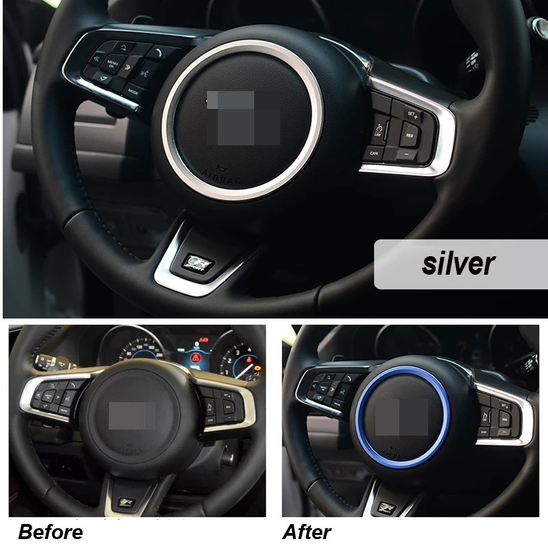 3 Colors Aluminum alloy auto 3D car steering wheel sticker For Jaguar XF XE F-PACE F-TYPE
3 Colors Aluminum alloy auto 3D car steering wheel sticker For Jaguar XF XE F-PACE F-TYPE