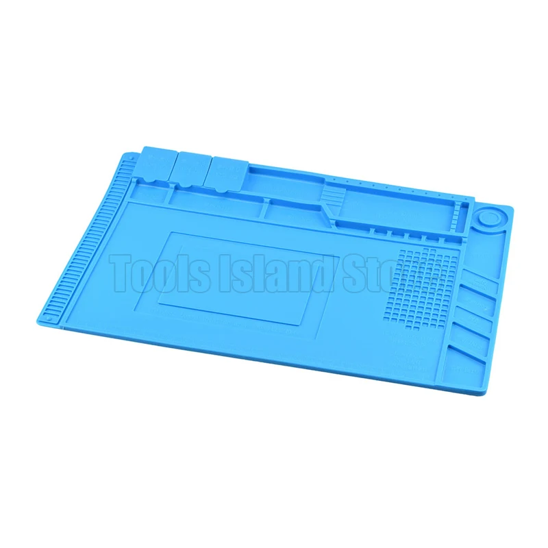 S-160 45x30cm Heat Insulation Silicone Pad Desk Mat Maintenance Platform For BGA Soldering Repair Station With Magnetic Section
S-160 45x30cm Heat Insulation Silicone Pad Desk Mat Maintenance Platform For BGA Soldering Repair Station With Magnetic Section