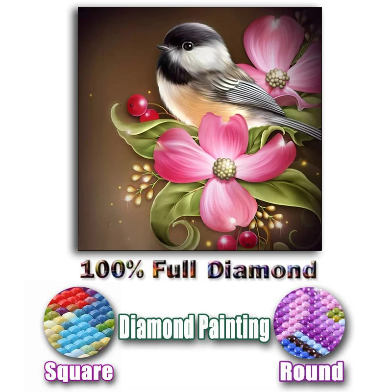 5D DIY Full Square/round Diamond Painting Flowers and bird Embroidery Cross Stitch Rhinestone Mosaic Home Decor
5D DIY Full Square/round Diamond Painting Flowers and bird Embroidery Cross Stitch Rhinestone Mosaic Home Decor