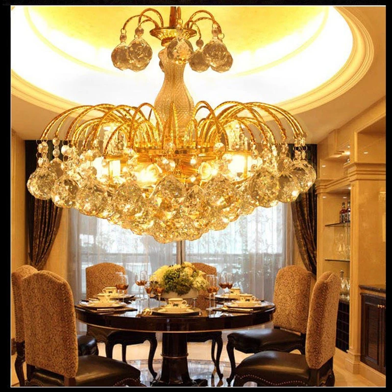 LED Pendant Lights K9 crystal lamp of Europe type style Suitable for Living room dining room bedroom free shipping Pendant Lamps
LED Pendant Lights K9 crystal lamp of Europe type style Suitable for Living room dining room bedroom free shipping Pendant Lamps