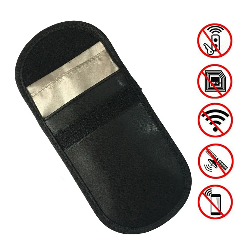 RFID автомобильный чехол для ключей из искусственной кожи держатель карт