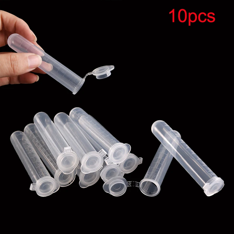 10pcs/set 10ML Micro Centrifuge Test Tube Clear Plastic Vial Container With Snap Cap Lid For Laboratory Sample Supply
10pcs/set 10ML Micro Centrifuge Test Tube Clear Plastic Vial Container With Snap Cap Lid For Laboratory Sample Supply