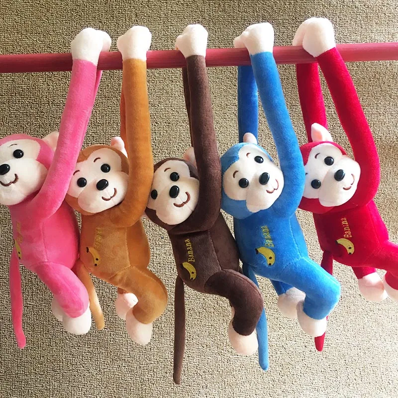 Маленькая обезьяна плюшевые игрушки длинные руки кукла ребенок подарок на день