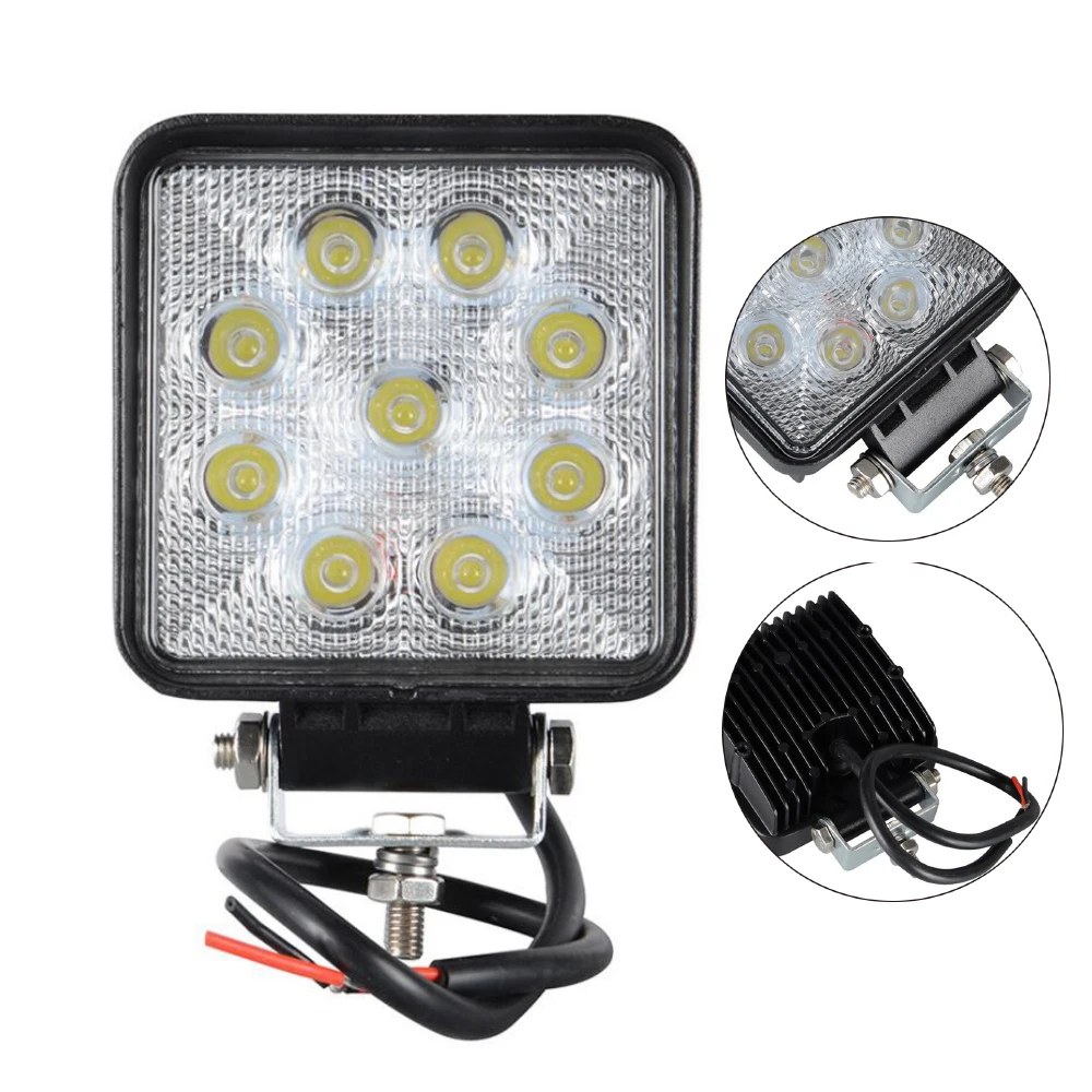 LED Work Light 2Pcs 4 Inch 27W 12V 24V for Off road ATV Motorcycle Car Truck Flood Round LED Offroad Light Lamp Worklight
LED Work Light 2Pcs 4 Inch 27W 12V 24V for Off road ATV Motorcycle Car Truck Flood Round LED Offroad Light Lamp Worklight