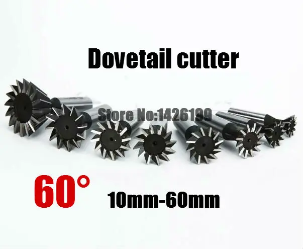 1Pcs 60 Degree HSS Dovetail Milling Cutter 10mm 12mm 14mm 16mm 18mm 20mm 25mm 30mm 32mm 35mm 40mm 45mm 50mm 60mm Dovetail Cutter
1Pcs 60 Degree HSS Dovetail Milling Cutter 10mm 12mm 14mm 16mm 18mm 20mm 25mm 30mm 32mm 35mm 40mm 45mm 50mm 60mm Dovetail Cutter