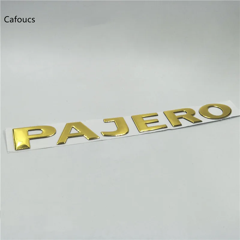 220*24 мм для MITSUBISHI PAJERO Montero Sport хром задний багажник автомобиля эмблемы письмо