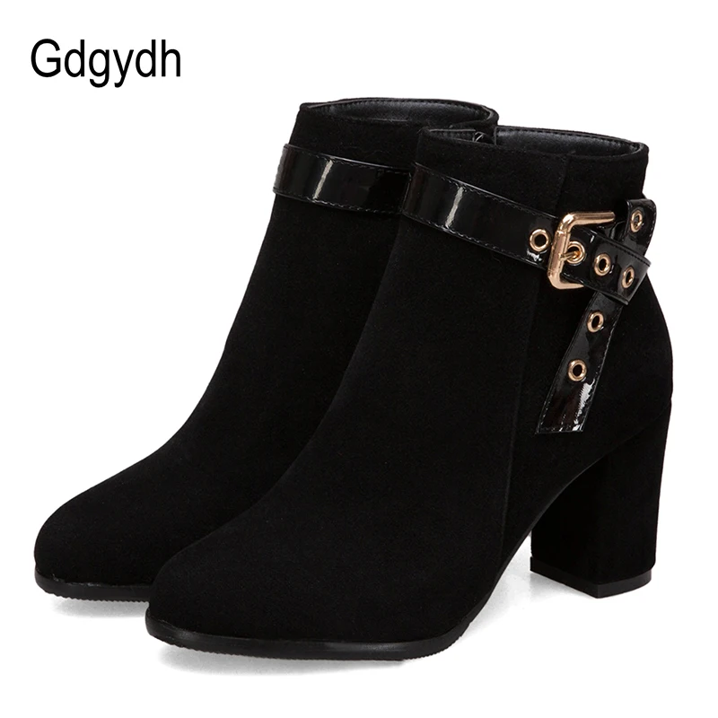 Gdgydh Big Size 48 Flock High Heels Ankle Boots For Women Footwear Female Suede Leather Sexy Rivet Block Heel Zipper Autumn Shoe
Gdgydh Big Size 48 Flock High Heels Ankle Boots For Women Footwear Female Suede Leather Sexy Rivet Block Heel Zipper Autumn Shoe