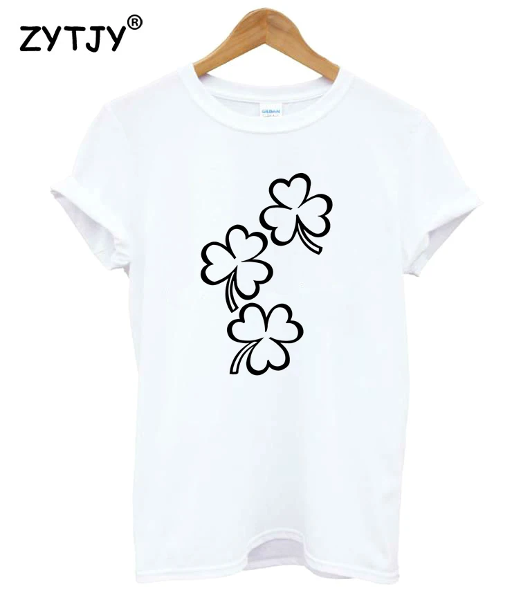 Lucky Clover Print Women Tshirt Cotton Casual Funny t Shirt For Lady Girl Top Tee Hipster Tumblr Drop Ship HH-111
Lucky Clover Print Women Tshirt Cotton Casual Funny t Shirt For Lady Girl Top Tee Hipster Tumblr Drop Ship HH-111