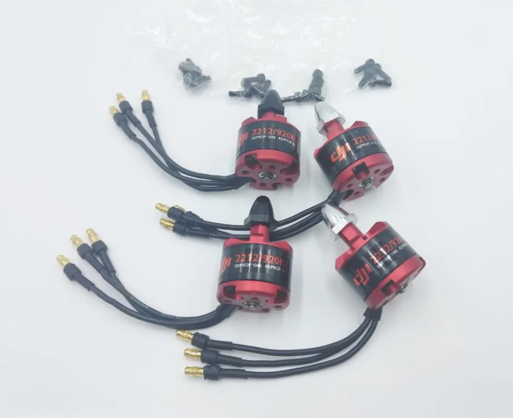 4 шт./лот DJI 2212 920kv бесщеточный двигатель (CW & CCW) с самозамком адаптер для F330 F450 F550 FPV RC Квадрокоптер Мультикоптер дроны
4 шт./лот DJI 2212 920kv бесщеточный двигатель (CW & CCW) с самозамком адаптер для F330 F450 F550 FPV RC Квадрокоптер Мультикоптер дроны