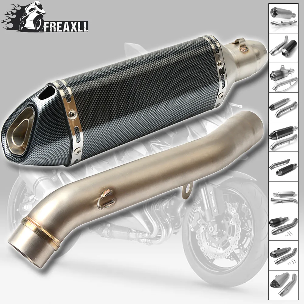Motorbike Accessories Motorcycle Muffler Exhaust Contact Mid Pipe with DB Killer For Kawasaki Z800 Z 800 2013 2014 2015 2016
Motorbike Accessories Motorcycle Muffler Exhaust Contact Mid Pipe with DB Killer For Kawasaki Z800 Z 800 2013 2014 2015 2016