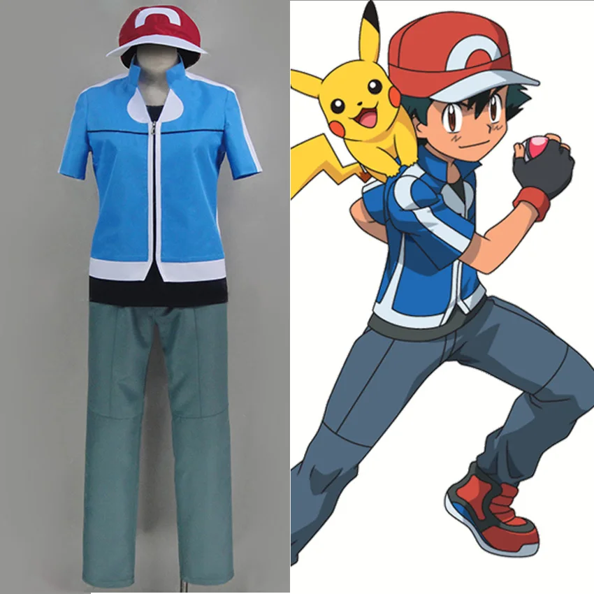 Pocket Game COS Hot Go Ash Ketchum Cosplay Costume with Gloves and Vest Hat Uniform Adult Unisex
Pocket Game COS Hot Go Ash Ketchum Cosplay Costume with Gloves and Vest Hat Uniform Adult Unisex