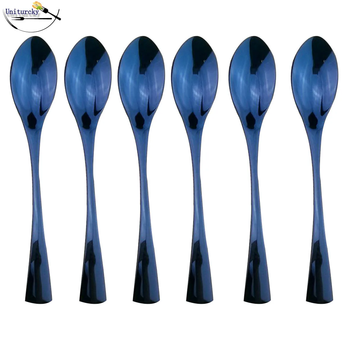Luxury Blue Utensils Set Mirror Polished Stainless Steel Cutlery Set Dinner Steak Knife Scoop Forks Set Dinnerware Set tableware
Luxury Blue Utensils Set Mirror Polished Stainless Steel Cutlery Set Dinner Steak Knife Scoop Forks Set Dinnerware Set tableware
