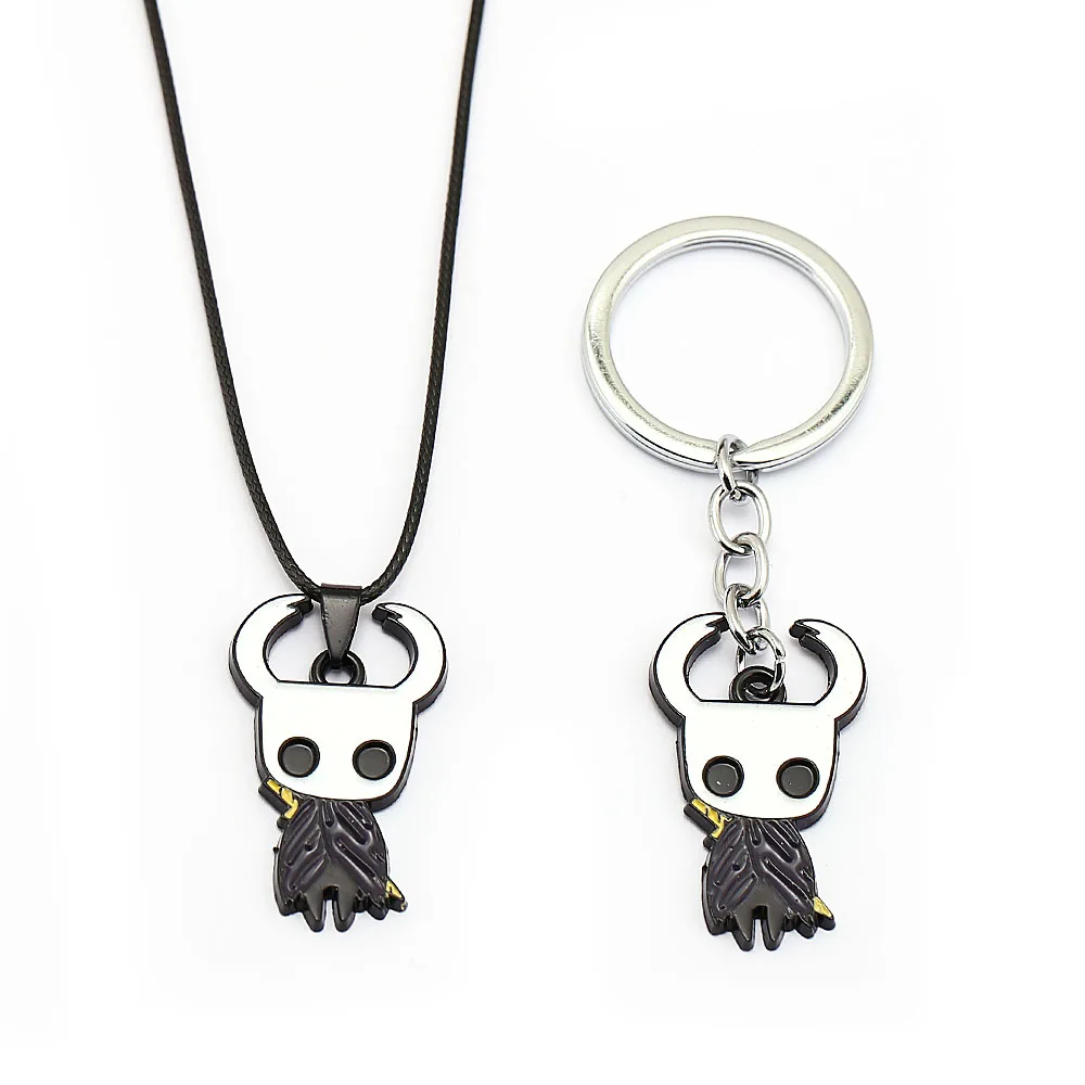 Game Hollow Knight Metal Key Chain Enamel Alloy Pendant Necklace Leather Chain Choker Keychain Jewelry for Mens
Game Hollow Knight Metal Key Chain Enamel Alloy Pendant Necklace Leather Chain Choker Keychain Jewelry for Mens