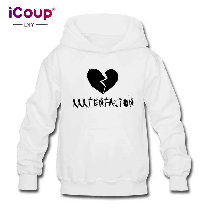 ICoup Kids XXXTENTACION MERCH пуловер толстовки с капюшоном для детей 12-18 лет | Мужская одежда