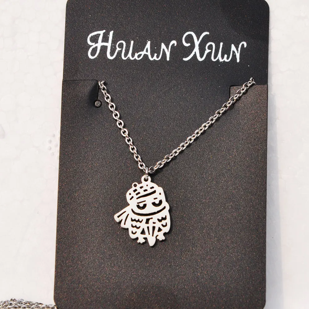 Fashion Dainty Head Necklace for Women Simple Stainless Steel Gold & Silver Color Animals Owl Pendant Necklace Jewelry NL2638
Fashion Dainty Head Necklace for Women Simple Stainless Steel Gold & Silver Color Animals Owl Pendant Necklace Jewelry NL2638