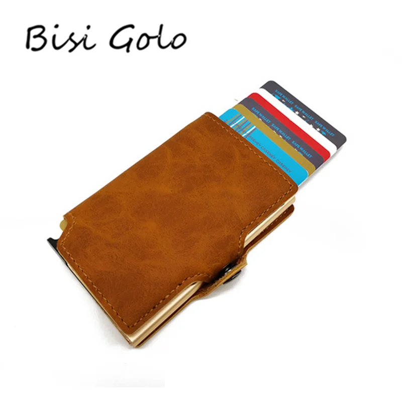 BISI GORO Противокражные высококачественные мужские кредитные Бриджи бизнес металлические RFID блокирующие Чехлы для карт автоматические кошел...
BISI GORO Противокражные высококачественные мужские кредитные Бриджи бизнес металлические RFID блокирующие Чехлы для карт автоматические кошел...