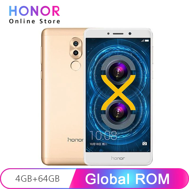 Huawei Honor 6X4 Гб 64 6 X смартфон Kirin 655 Восьмиядерный процессор 12 МП Двойная камера 5