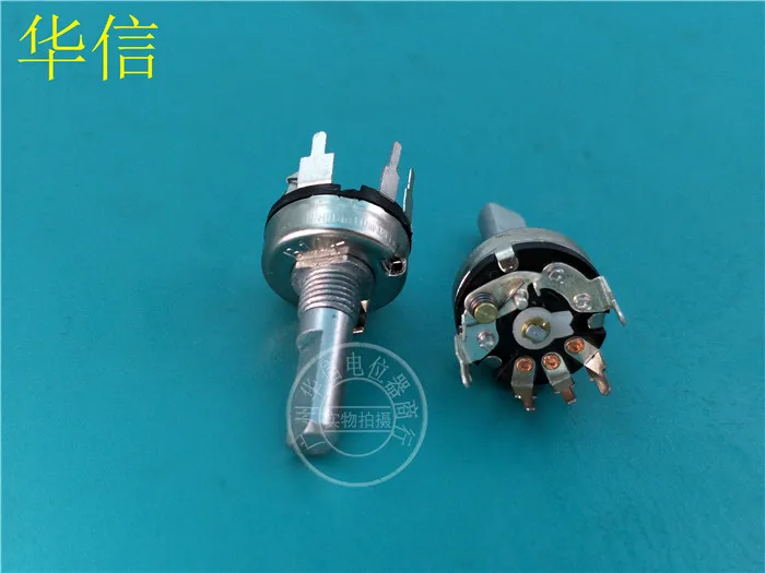 5pcs R1701S-D1-B10K 172-type with switch single potentiometer B10K / outward curved foot handle 20MMF
5pcs R1701S-D1-B10K 172-type with switch single potentiometer B10K / outward curved foot handle 20MMF