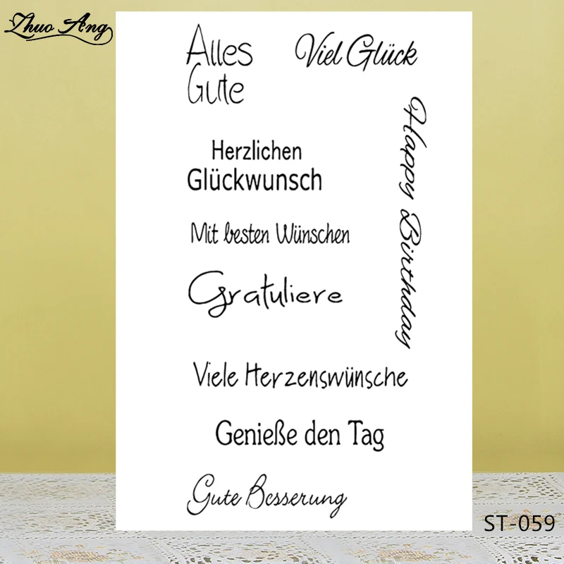 ZhuoAng New Easter Blessing Design Transparent Clear Silicone Stamp / Seal DIY Scrapbook / Album Decoration Clear Stamp
ZhuoAng New Easter Blessing Design Transparent Clear Silicone Stamp / Seal DIY Scrapbook / Album Decoration Clear Stamp