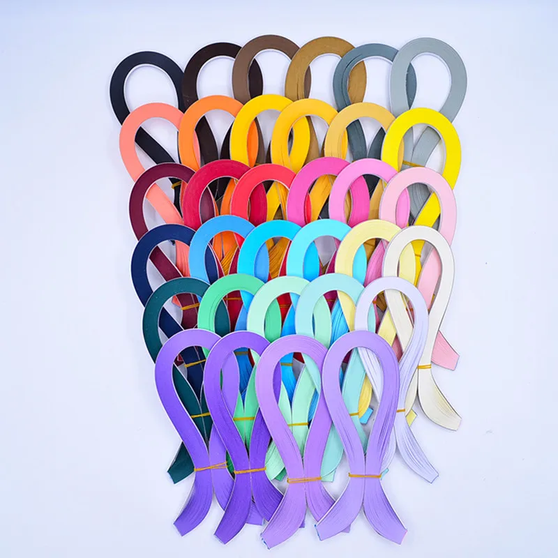 WYSE 1440 Stripe Solid Color Quilling Paper 5mm Width 54cm Length Scrapbook Paper Flowers for DIY Decor Craft Paper Supplies
WYSE 1440 Stripe Solid Color Quilling Paper 5mm Width 54cm Length Scrapbook Paper Flowers for DIY Decor Craft Paper Supplies