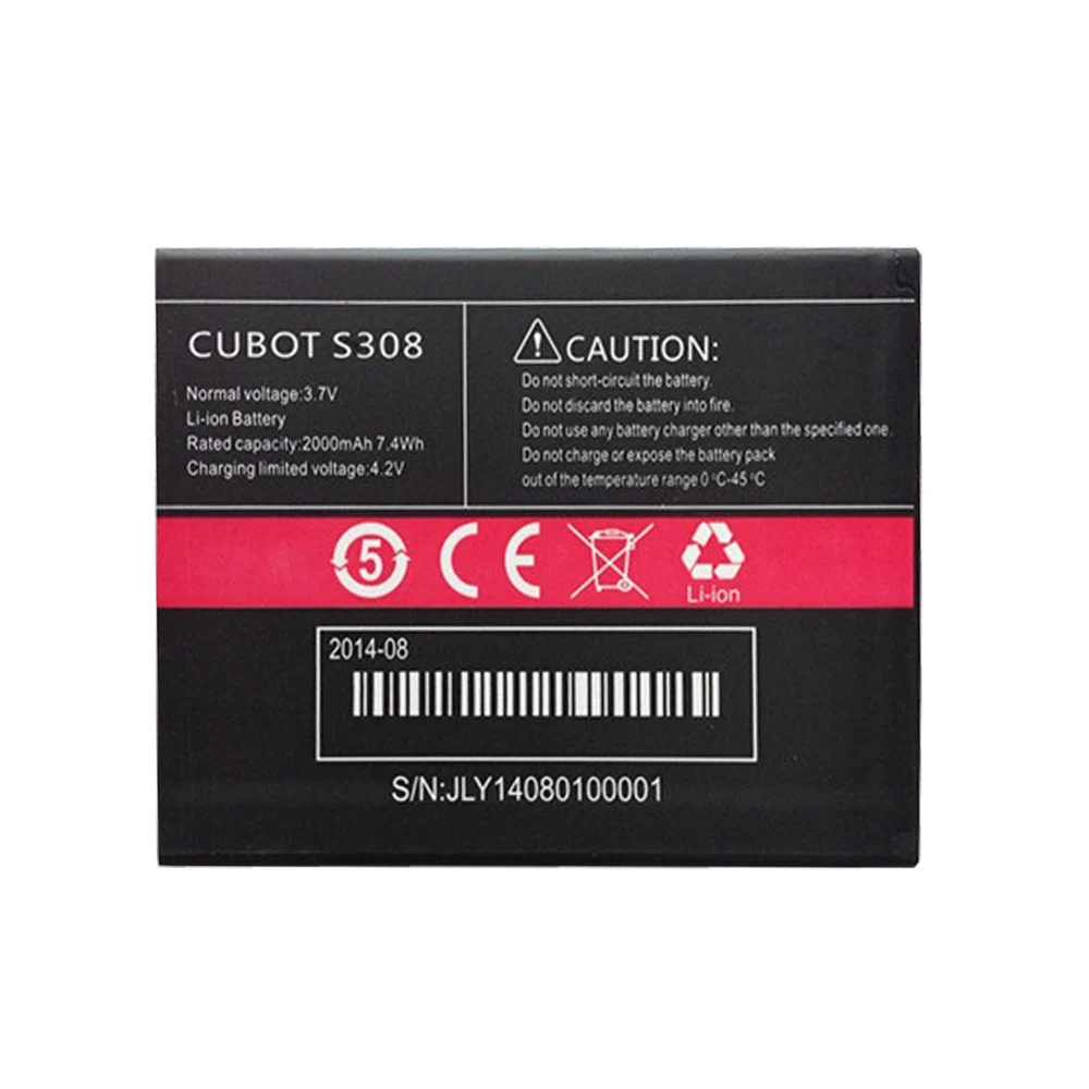 Original CUBOT S308 Battery 2000mAh Backup Li-ion Battery for CUBOT S308 Smartphone Replacement
Original CUBOT S308 Battery 2000mAh Backup Li-ion Battery for CUBOT S308 Smartphone Replacement