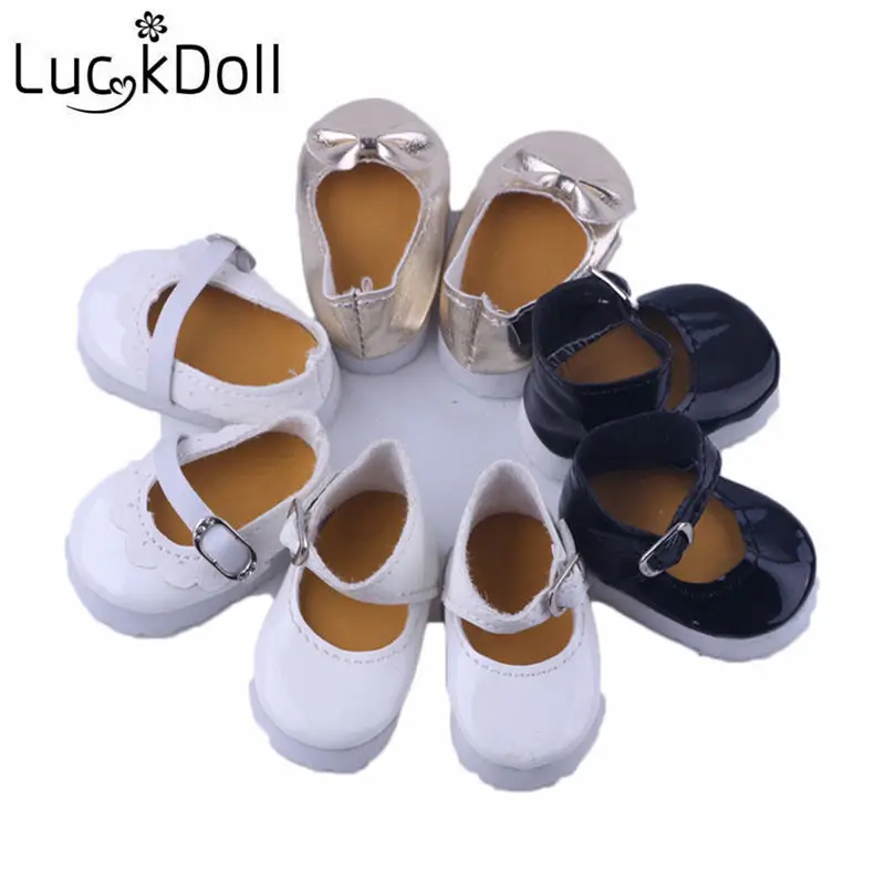 LUCKDOLL однотонная повседневная кожаная обувь 18 дюймов американская кукла 43 см