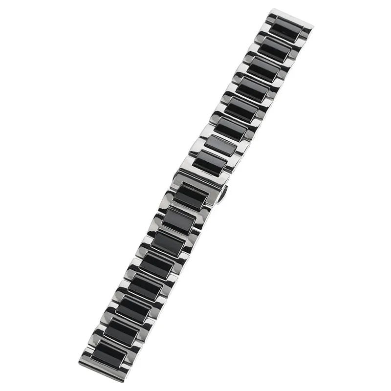 Black Stainless Steel Watchband 18mm 20mm Strap Watch Ceramics Style Strap For Hours Best Replacement For Men Women Gift
Black Stainless Steel Watchband 18mm 20mm Strap Watch Ceramics Style Strap For Hours Best Replacement For Men Women Gift