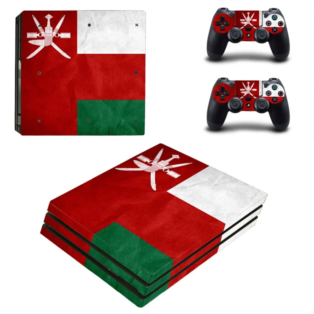 Оман Национальный флаг PS4 Pro переводная картинка наклейка для Sony PlayStation 4 консоли и