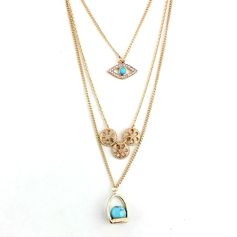 MELIHE Stone Eye Pendants Long Necklace For Women 2019 Female Gold Color Multilayer Necklaces Natural Stone Jewelry SNE160060
MELIHE Stone Eye Pendants Long Necklace For Women 2019 Female Gold Color Multilayer Necklaces Natural Stone Jewelry SNE160060