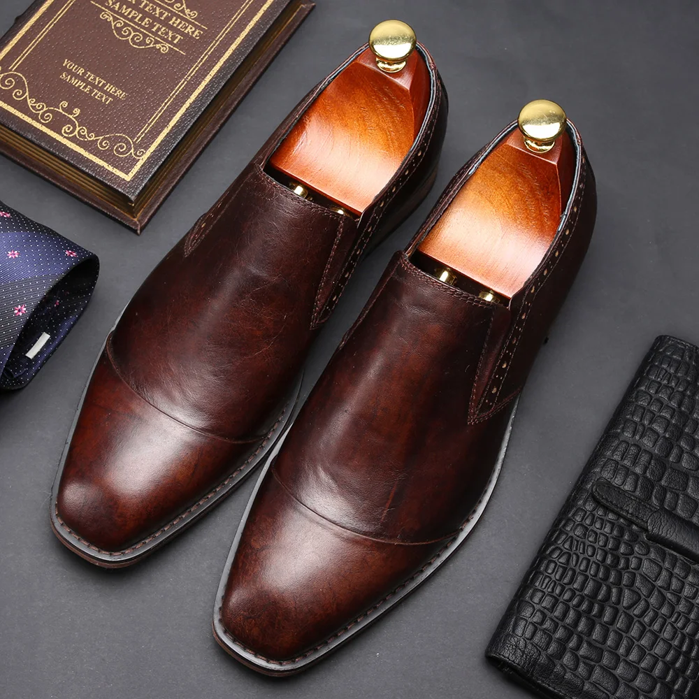 European men's top quality derby shoes good quality square toe slip on cowhide leather shoes formal dress party shoes men
European men's top quality derby shoes good quality square toe slip on cowhide leather shoes formal dress party shoes men