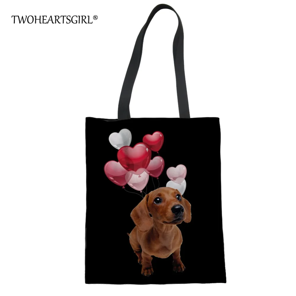 Twoheartsgirl Lovely Dachshund Printed Shoulder Bags for Women Canvas Handbags Casual Ladies College Girls Shopping Tote Bags
Twoheartsgirl Lovely Dachshund Printed Shoulder Bags for Women Canvas Handbags Casual Ladies College Girls Shopping Tote Bags