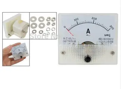 Class 2.5 64x56mm 85L1-A AC 0-300A 300A Rectangle Analog Panel Ammeter Gauge Mechanical Needle Current Meter
Class 2.5 64x56mm 85L1-A AC 0-300A 300A Rectangle Analog Panel Ammeter Gauge Mechanical Needle Current Meter