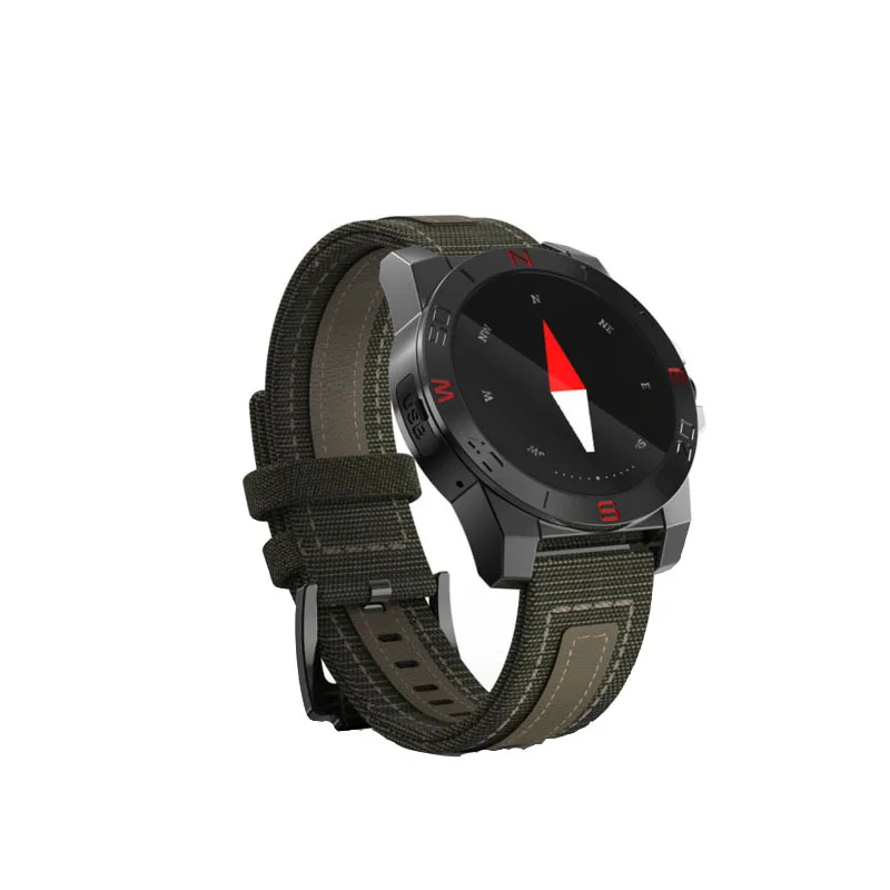 Sport Smart Watch Men Outdoor Bracelet Mountaineering Cycling Round Screen Stainless Steel Dial | Электроника