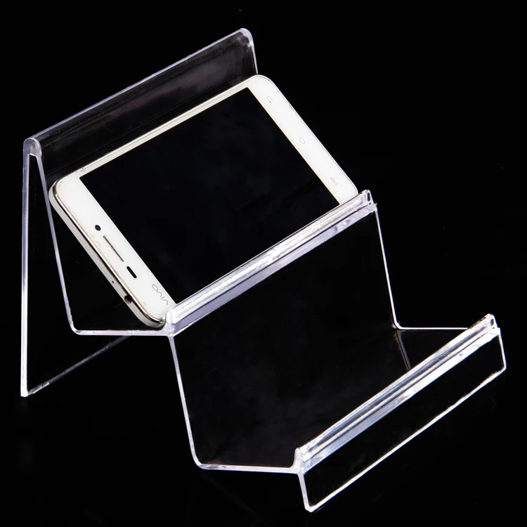 

Wholesale 3pcs Plastic Multifunctional Clear View Wallet Phone Display Stand Card Holder Rack 2 Layers