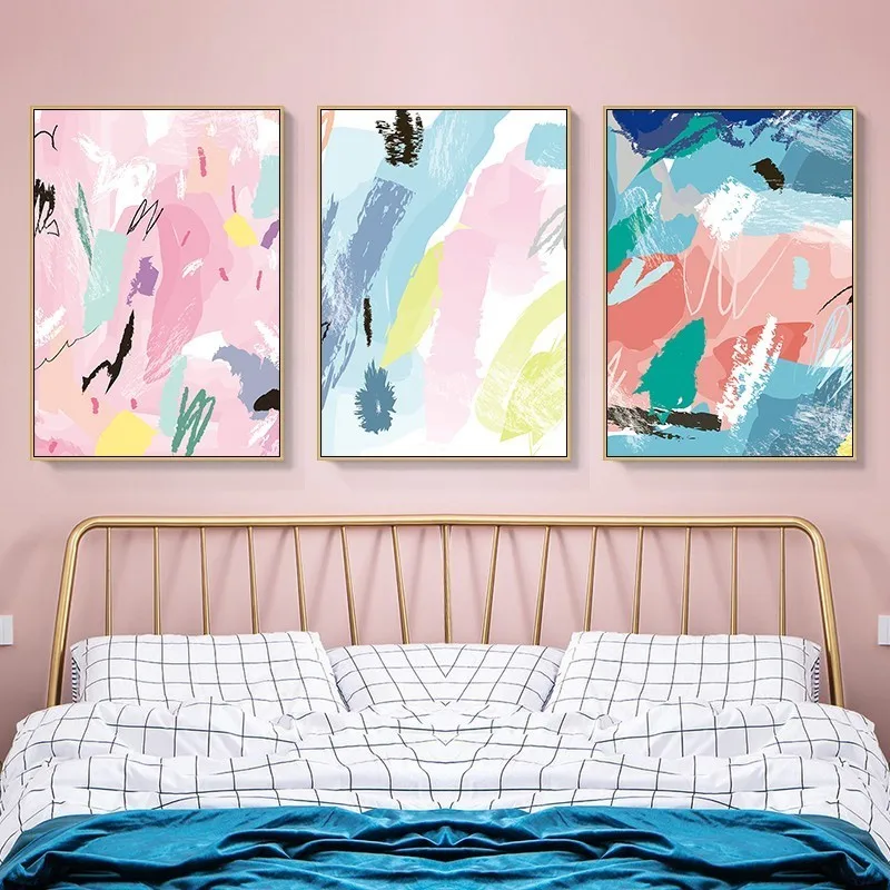 SURE LIFE Abstract Pink Canvas Paintings Poster Printings Nordic Nursery Wall Art Pictures for Girls Bedroom Home Decor
SURE LIFE Abstract Pink Canvas Paintings Poster Printings Nordic Nursery Wall Art Pictures for Girls Bedroom Home Decor