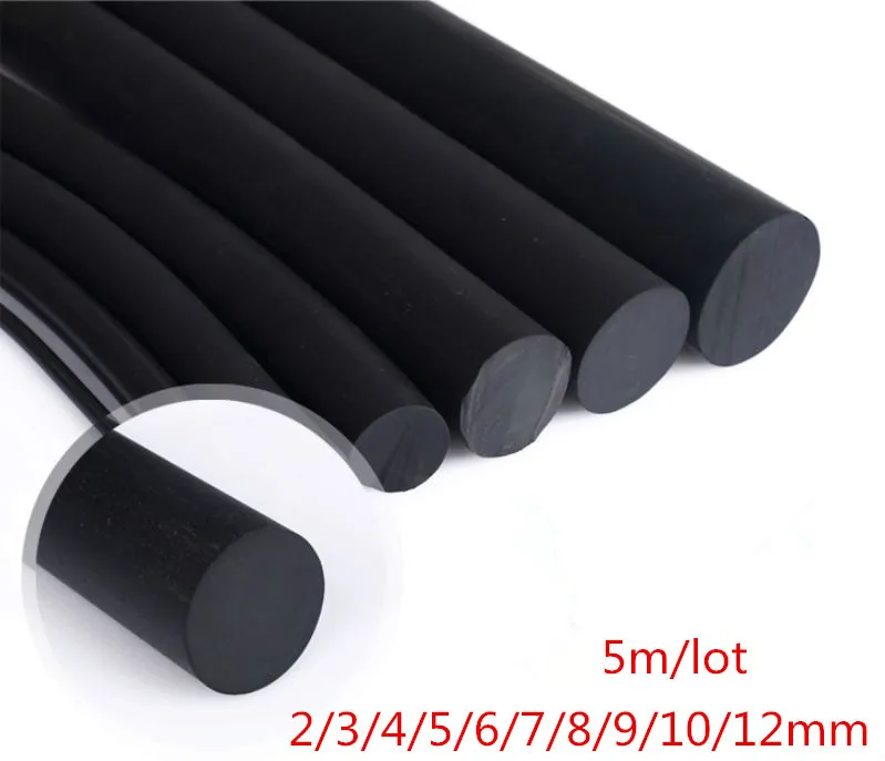 5m/lot diameter 2 3 4 5 6 7 8 9 10 12 oil resistance abrasion resistance NBR nitrile round rubber sealing strip Rope strip
5m/lot diameter 2 3 4 5 6 7 8 9 10 12 oil resistance abrasion resistance NBR nitrile round rubber sealing strip Rope strip