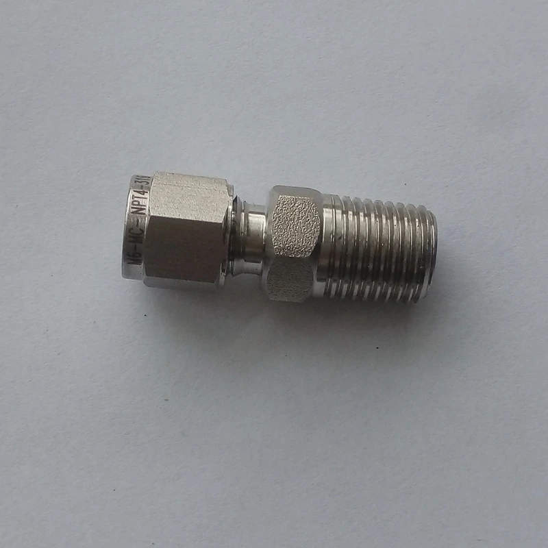 6 мм OD * 1/4 "Папа NPT из нержавеющей стали 316, ДВОЙНОЙ обжимной трубчатый фитинг, прямой Штекерный соединитель
6 мм OD * 1/4 "Папа NPT из нержавеющей стали 316, ДВОЙНОЙ обжимной трубчатый фитинг, прямой Штекерный соединитель