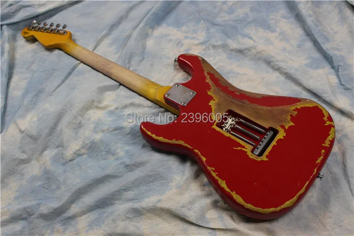 New arrival limited classic Apple red relic st electric guitar master build handmade retro aged guitar st guitar high quality
New arrival limited classic Apple red relic st electric guitar master build handmade retro aged guitar st guitar high quality