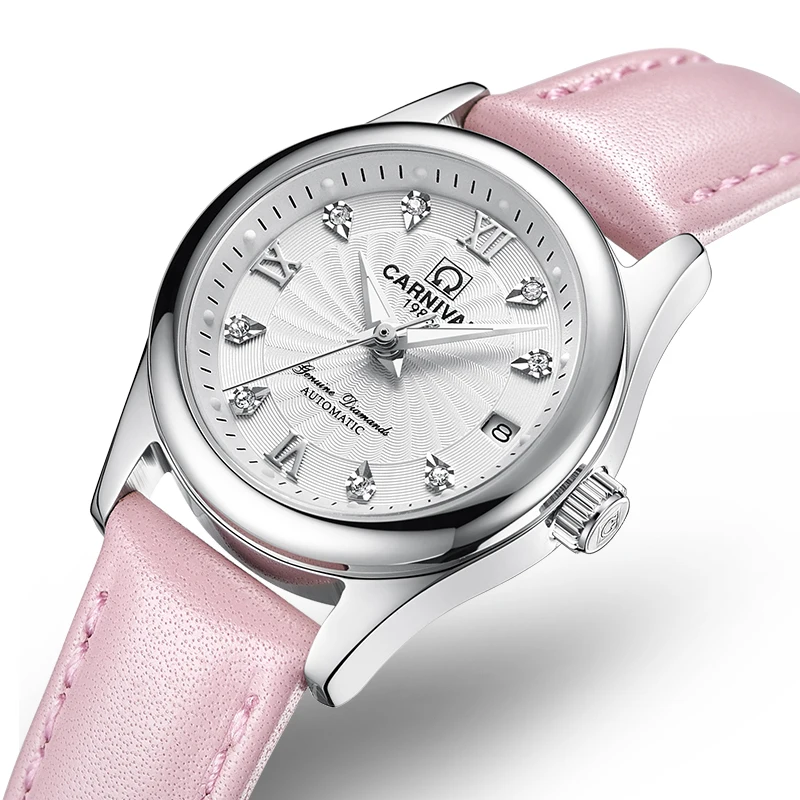 Carnival Women Watches Luxury Brand ladies Automatic Mechanical Watch Women Sapphire Waterproof relogio feminino C-8830-17
Carnival Women Watches Luxury Brand ladies Automatic Mechanical Watch Women Sapphire Waterproof relogio feminino C-8830-17