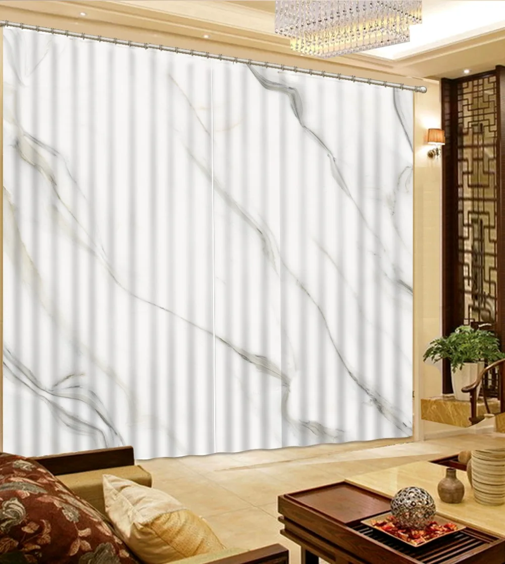 

3D затемненные оконные шторы для гостиной, гостиничные портьеры, серо-белый камень, украшение для дома, спальни, 3D занавески
