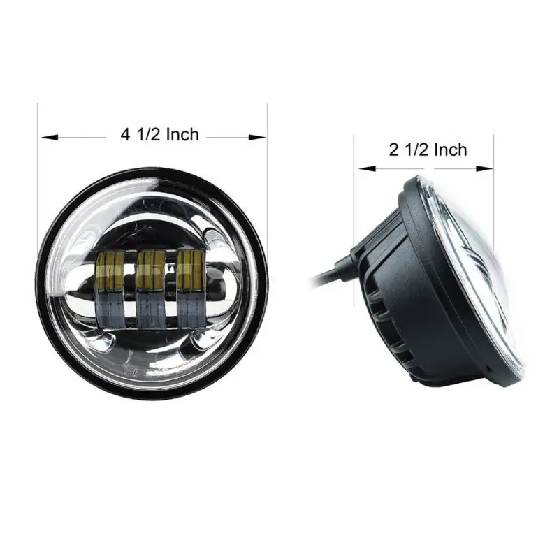 2PCS 4.5 Inch 30W LED Spot Driving Lamp Passing Lights for Classic FLHR Road King FLHTCU Ultra Classic Electra Glide
2PCS 4.5 Inch 30W LED Spot Driving Lamp Passing Lights for Classic FLHR Road King FLHTCU Ultra Classic Electra Glide
