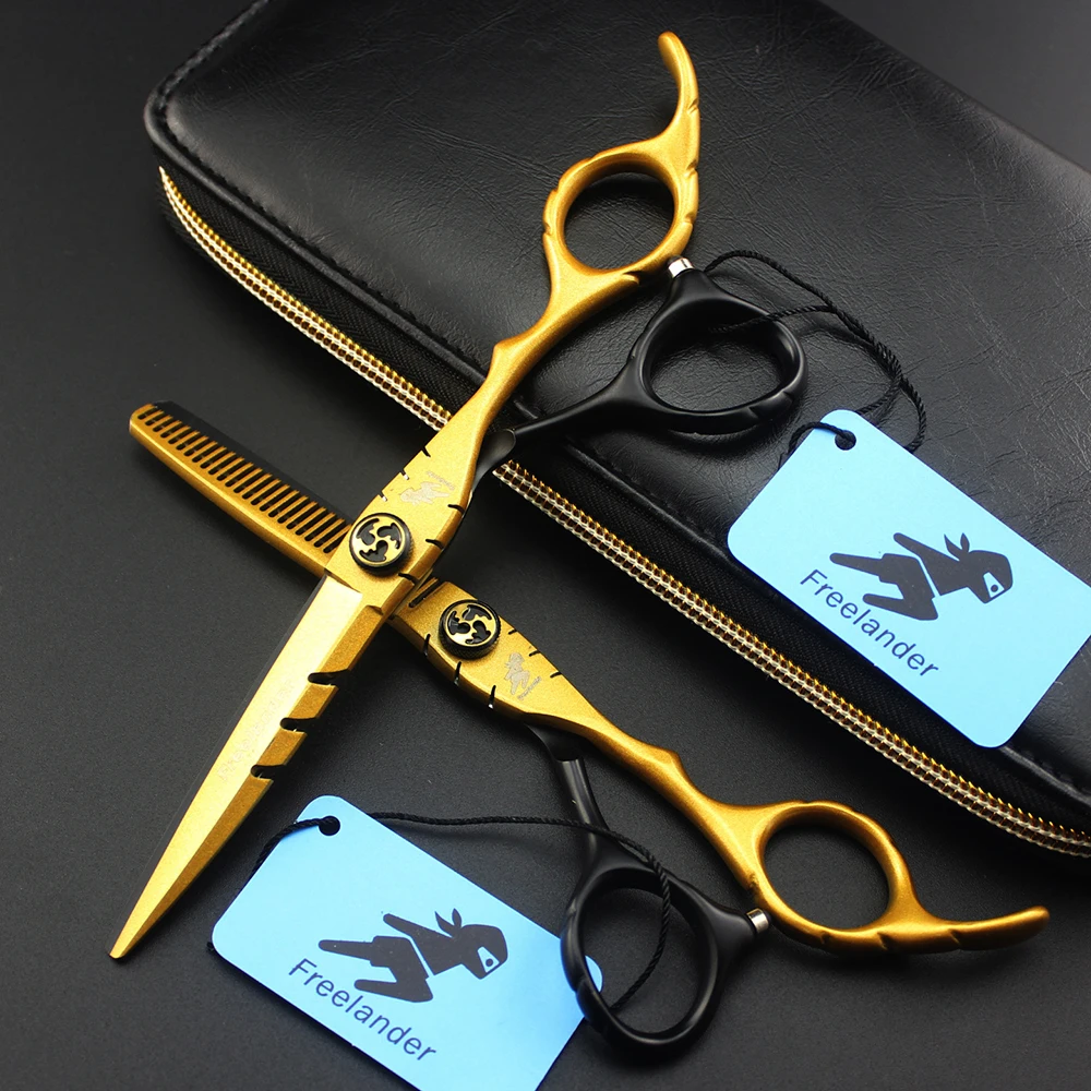 16cm 6CR Gold Colour Professional Human Hair Scissors Hairdressing Cutting Shears Thinning Scissors 
16cm 6CR Gold Colour Professional Human Hair Scissors Hairdressing Cutting Shears Thinning Scissors