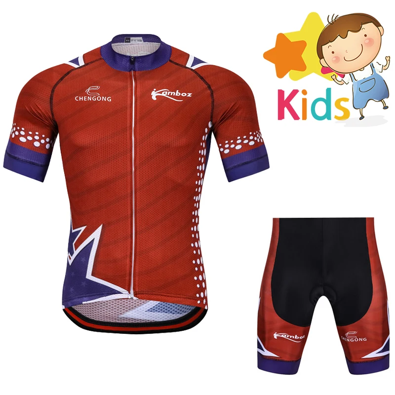 Pro Team Summer Cycling Jersey Set for Kids Ropa Ciclismo Cycling Clothing Set for Children Breathable Outdoor MTB Bike Suit
Pro Team Summer Cycling Jersey Set for Kids Ropa Ciclismo Cycling Clothing Set for Children Breathable Outdoor MTB Bike Suit