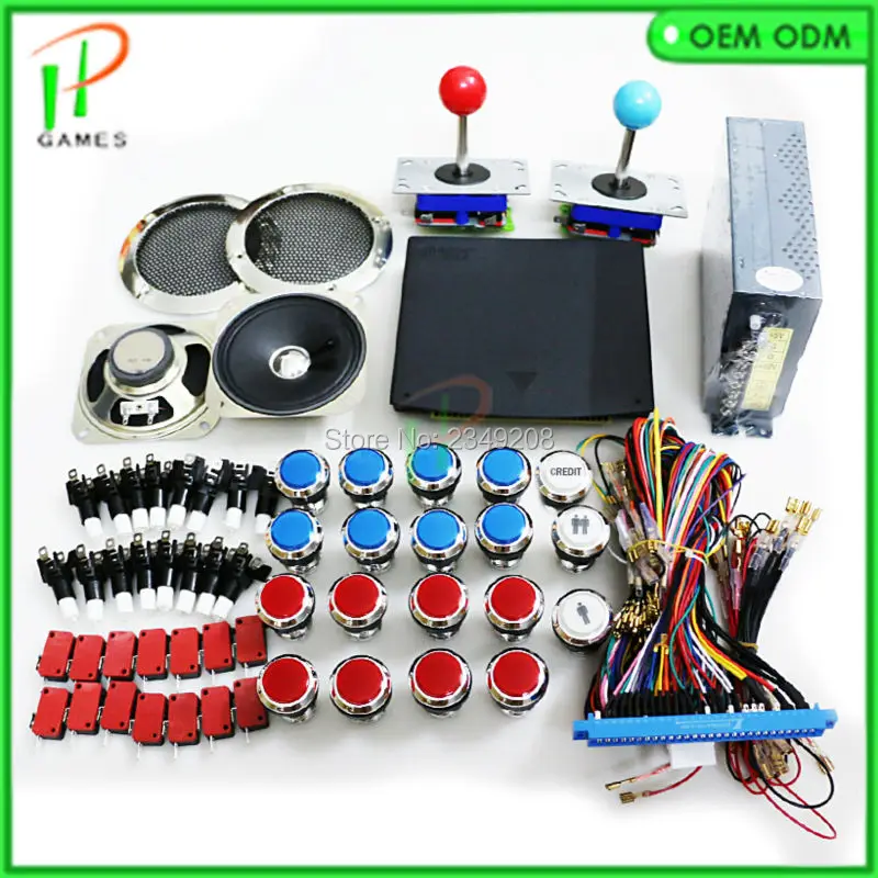 DIY Arcade parts Bundle 520 in 1 + 19 chrome Button + 2 arcade Joystick For Arcade MAME JAMMA Games DIY / Arcade DIY Kits
DIY Arcade parts Bundle 520 in 1 + 19 chrome Button + 2 arcade Joystick For Arcade MAME JAMMA Games DIY / Arcade DIY Kits