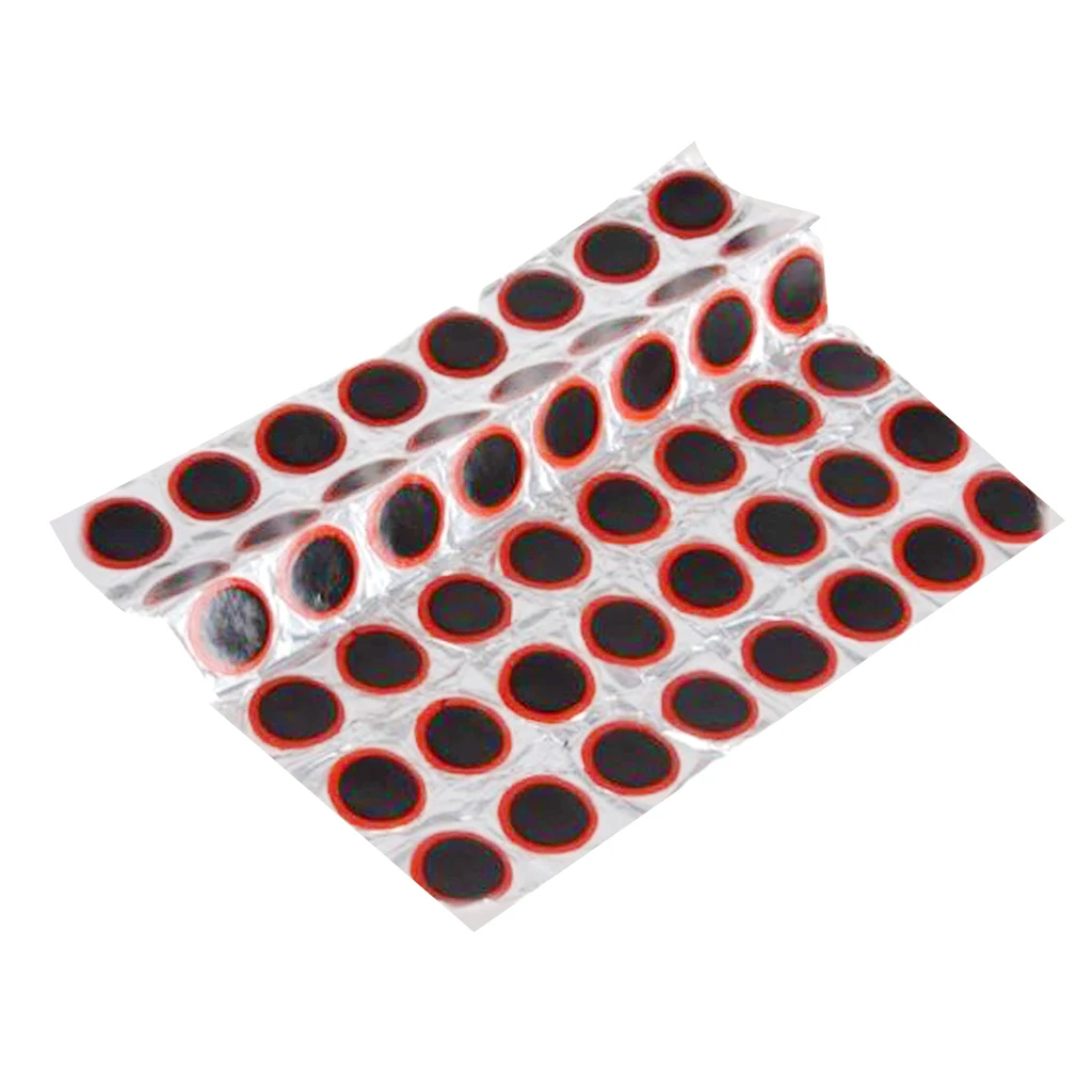 96Pcs Motor Bike Tyre Tire Inner Tube Repair Puncture Rubber Patches Bicycle Repairing Kit | Спорт и развлечения