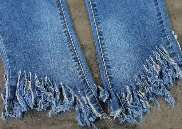 Female Fashion High Waist Jeans Slim Skinny Elastic Women Pencil Pants Tassels Irregular Nine Points Denim Trousers Women D156
Female Fashion High Waist Jeans Slim Skinny Elastic Women Pencil Pants Tassels Irregular Nine Points Denim Trousers Women D156