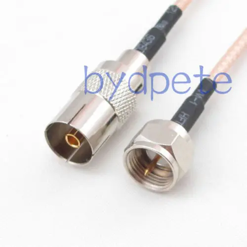 Cable IEC TV DVB-T female jack to F TV male plug straight RG316 Jumper pigtail 4inch~10FT
Cable IEC TV DVB-T female jack to F TV male plug straight RG316 Jumper pigtail 4inch~10FT