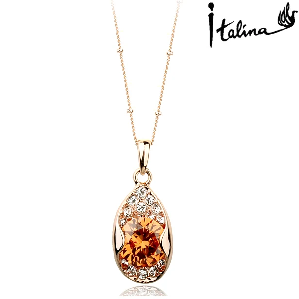 Ожерелье TracysWing с подвеской из австрийского хрусталя золотого цвета # RG13408
Ожерелье TracysWing с подвеской из австрийского хрусталя золотого цвета # RG13408