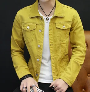new 2020 autumn fashion denim jacket of cultivate one's morality men yellow denim jacket
new 2020 autumn fashion denim jacket of cultivate one's morality men yellow denim jacket